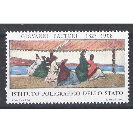 Italia 1974 Fattori saggio di tipo non adottato CEI n° PS 1974 Cat. € 75 (**)