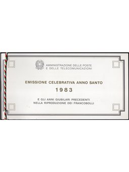 Italy 1983 Extraordinary Holy Year: the two official Italian Post Office folders series no. 1628/31