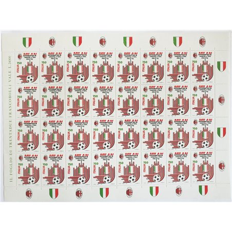 Italy 1992 Milan Champions sheet no. 2014 (**)