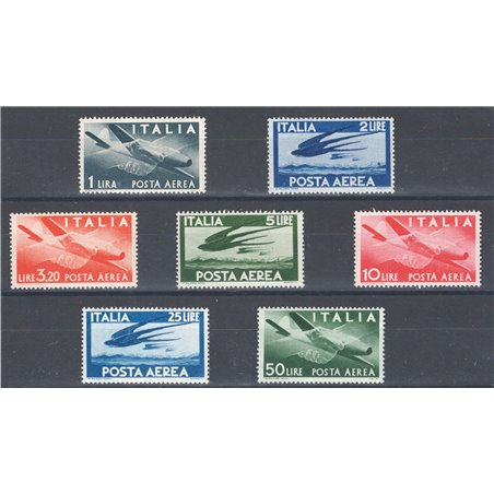 Italia 1945/46 P.A. Democratica serie n° 126/32 Cat. € 50 (**)