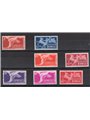 Italia 1946/52 Espressi Democratica ottima centratura serie n° 25/31 Cert. Biondi Cat. € 300 (**)