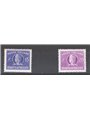 Italia 1949/52 Recapito autorizzato Italia Turrita formato piccolo serie n° 10/11 Cat. € 110 (**)