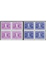 Italy 1949/52 Authorised Delivery ‘Italia Turrita’ small format series nos. 10/11 in a block of four CiBaFil Cert. Cat. €475 (**