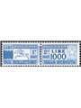 Italy 1954 ‘Cavallino’ postal parcels 1,000 £ 13¼ per comb perforation no. 81 certified by CiBaFil catalogue value €4,500 (**)