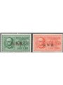 1943/44 RSI Express stamps with Verona overprint 2nd type series no. 19II/20II. Signed Raybaudi. Apicella cert. Cat. €650 (**)
