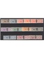 1945 Luogotenenza Pacchi postali soprast. serie n° 48/59 Cert. Biondi Cat. € 450 (**)