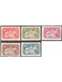 1945 Lieutenantship Coralit Cyclist series no. 8/12 Cert. CiBaFil Cat. € 320 (**)