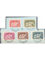 30/6/1945 Lieutenantship Coralit Cyclist on fragment with cancellations from Brescia on the last day of validity series no. 8/12