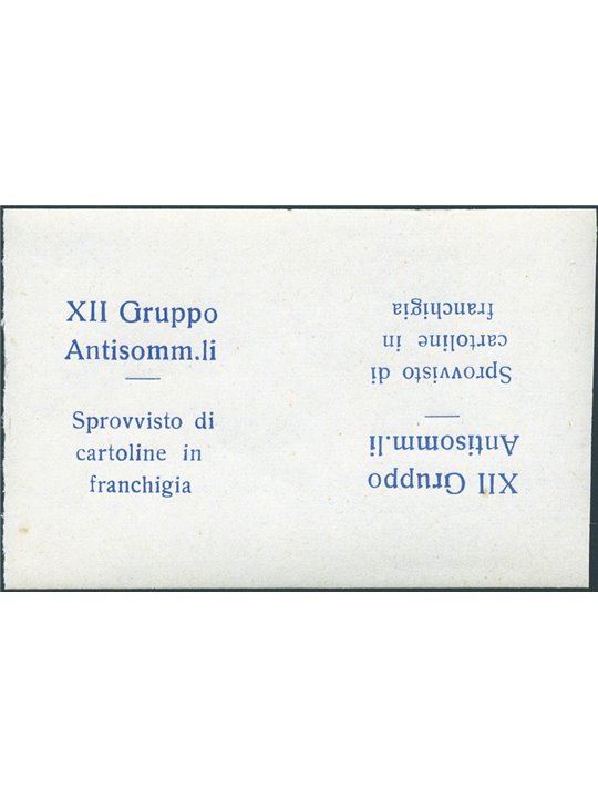 1942 Regno Franchigia Militare Tripoli XII Gruppo Antisommergibili Tetebeche MNH