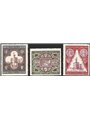 San Marino 1894 Palazzo del Governo discretamente centrata serie n° 23/25 Cert. CiBaFil Cat. € 880 (**) 