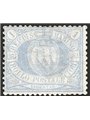 San Marino 1894 Stemma 1 £ oltremare n° 31 con discreta centratura Cert. CiBaFil Cat. € 2.400 (*)