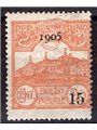 San Marino 1905 Views 15 c. on 20 No. 46 Cat. €50 (**)