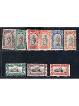San Marino 1918 Pro Combattenti series nos. 54/62 CiBaFil certified Cat. €250 (**)
