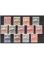 San Marino 1921/23 Cipher and Scenery series no. 69/81 Cat. € 200 (**)