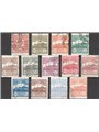 San Marino 1921/23 Cipher or Scenery series no. 69/81 Cat. € 70 (U)
