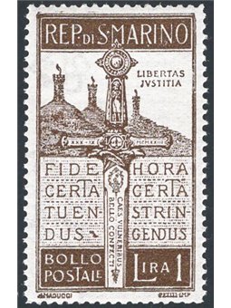 San Marino 1923 Pro Volontari No. 97 Cat. €100 (**)