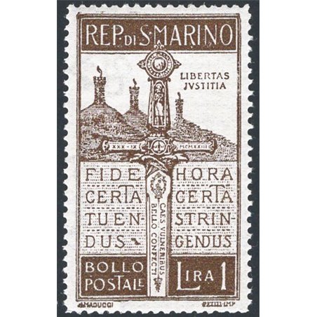 San Marino 1923 Pro Volontari n° 97 Cat. € 100 (**)