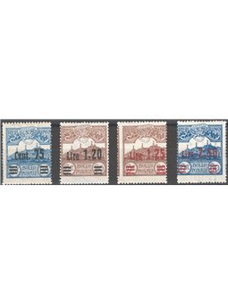 San Marino 1926 Vedute soprast. serie n° 119/22 Cat. € 50 (**)