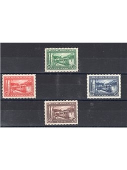 San Marino 1932 Treni serie n° 164/67 Cert. CiBaFil Cat. € 500 (**)