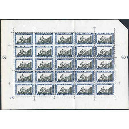 San Marino 1935 Anniversary of the Fasci Sanmarinesi series no. 186/92 in sheets (**)