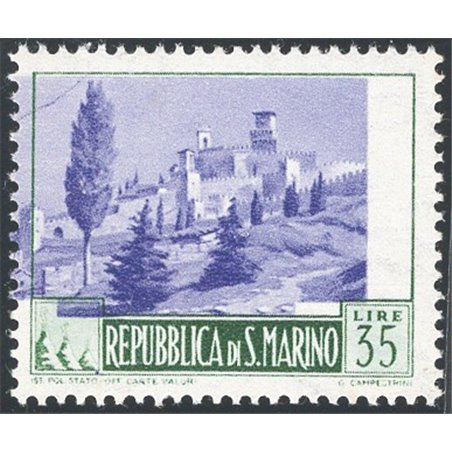 San Marino 1949 Paesaggi 35 £ n° 352a Cat. € 80 (**)
