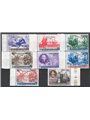 San Marino 1952 Trieste Fair series no. 384/90 + P.A. 102 Cat. €100 (** )