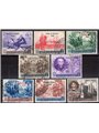 San Marino 1952 Fiera di Trieste serie n° 384/90 + P.A. 102 Cat. € 50 (U) 