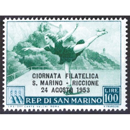 San Marino 1953 5th Philatelic Day no. 399 Cat. €40 (**)