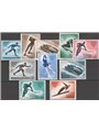 San Marino 1955 Cortina Olympics series no. 428/36 + P.A. 116 Cat. € 60 (**)
