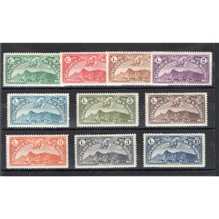 San Marino 1931 P.A. Views series no. 1/10 ED certificate Cat. € 800 (*)