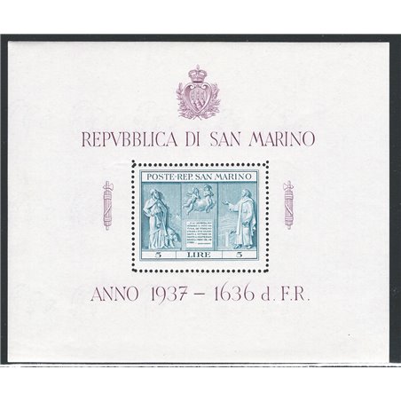 San Marino 1937 BF Indipendenza n° 1 Cat. € 30 (**)