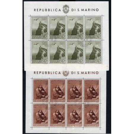 San Marino 1944 BF Case popolari serie n° 4/5 Cat. € 400 (U)
