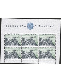 San Marino 1958 BF Panorama 500 £ n° 18 Cert. Biondi Cat. € 1.375 (**)