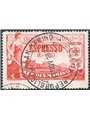 San Marino 1923 Espressi Pro Croce Rossa 60 c. carminio con dent. inferiore fortemente spostata in basso + filigrana lettere al 