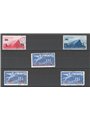 San Marino 1947/48 Express overprinted series no. 16/20 Cat. € 70 (U)