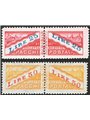 San Marino 1946 Postal parcels numeric mark and view 25 £ + 50 £ series no. 31/32 Cat. € 180 (**)