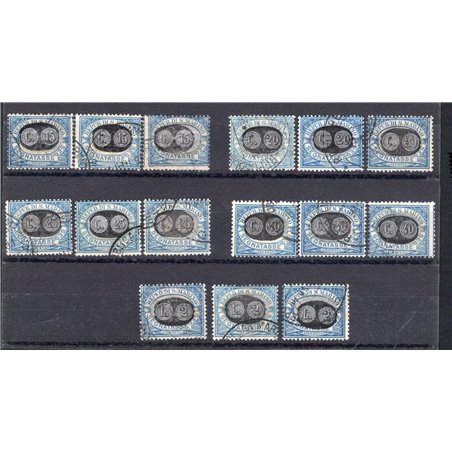 San Marino 1931 Tax stamp ‘mascherine’ with overprint series no. 32/46 CiBaFil Cert. Cat. €425 (U)