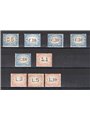 San Marino 1925 Postage mark with numerals series no. 19/27 certified by Cilio Cat. €1,100 (**)