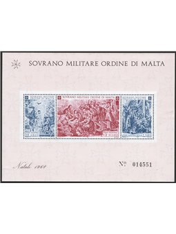 SMOM 1968 BF Natale n° 1 Cat. € 65 (**)