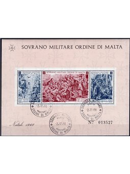 SMOM 1968 BF Natale n° 1 Cat. € 65 (U)
