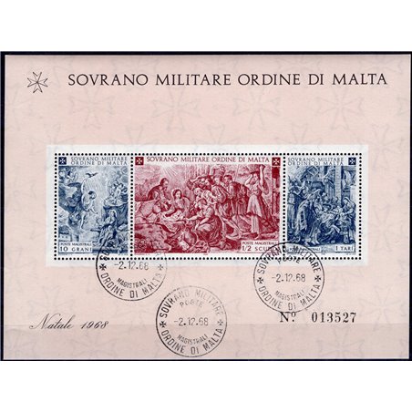 SMOM 1968 BF Natale n° 1 Cat. € 65 (U)