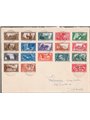 Kingdom of Italy 23/11/1932 Philatelic letter from Asti to Turin franked with the “March on Rome” series No. 325/40 + P.A. 42/43