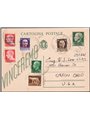 Governo Militare Alleato Napoli 10/12/1943 Intero postale 15 c. “Vinceremo” Cert. Biondi