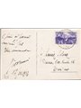 Italian Colonies Ethiopia 17/11/1937 Postcard from Addis Ababa to Turin franked with 20 c. violet No. 2 Cat. € 200