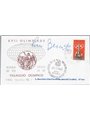 Italian Republic 25/7/1960 Rome Olympics FDC: envelope from the Olympic Village with autograph signature of “Livio Berruti” gold
