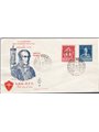 Trieste A 7/11/1949 The set on a Venetia first-day cover no. 52/53