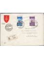 Trieste A 15/7/1950 Radio Broadcasting the series on FDC no. 76/77
