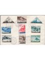San Marino 1953 Propaganda Sportiva la serie su busta filatelica non viaggiata n° 391/98 + P.A. 111