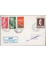 First Flights 21/7/1959 1st S.A.S. flight from the Vatican to Stuttgart Pellegrini catalogue no. 1020