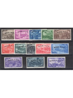 1948 Trieste A Risorgimento serie n° 18/29 + Ex. 5 Cert. CiBaFil Cat. € 200 (**)